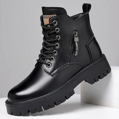 Men's Outdoor waterproof laceup genuine leather boots