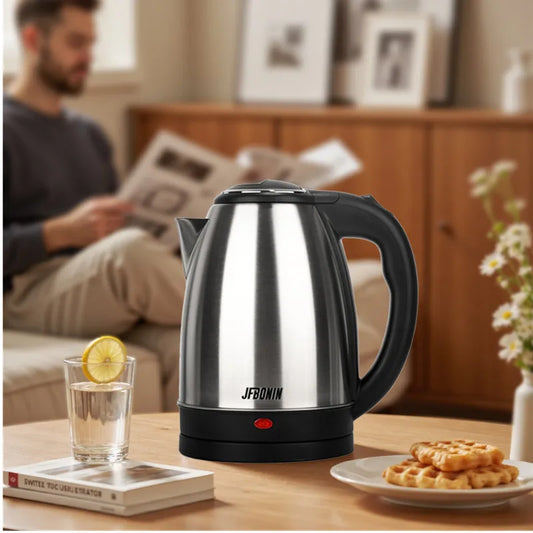 Stainless Steel Electric Kettle 1.8L 220V Silver Black