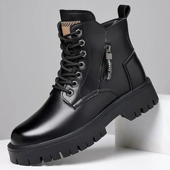 Men's Outdoor waterproof laceup genuine leather boots