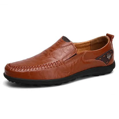 Men's Genuine Leather Loafers Comfortable Moccasins Breathable