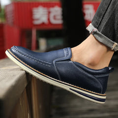 Men's Genuine Leather Comfortable Flats Loafers