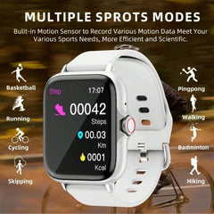 New smartwatch for men and women, rotating button, Bluetooth response, fitness and sports watch