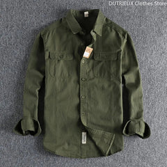 Retro Formal Shirts for Men, 100% Pure Cotton