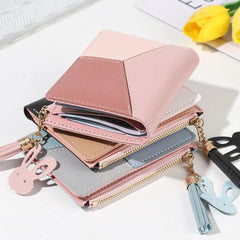 Women's Wallet PU Leather Foldable Portable Lady Coin Purses