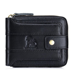 Men's leather multifunctional wallet