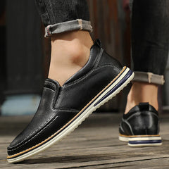 Men's Genuine Leather Comfortable Flats Loafers