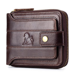 Men's leather multifunctional wallet