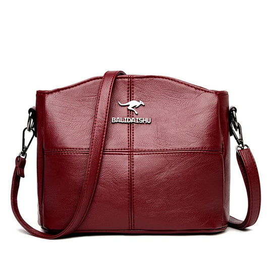 Luxury Designer Female Leather Purse and Handbag