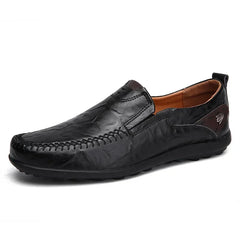 Men's Genuine Leather Loafers Comfortable Moccasins Breathable