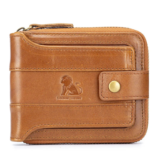 Men's leather multifunctional wallet