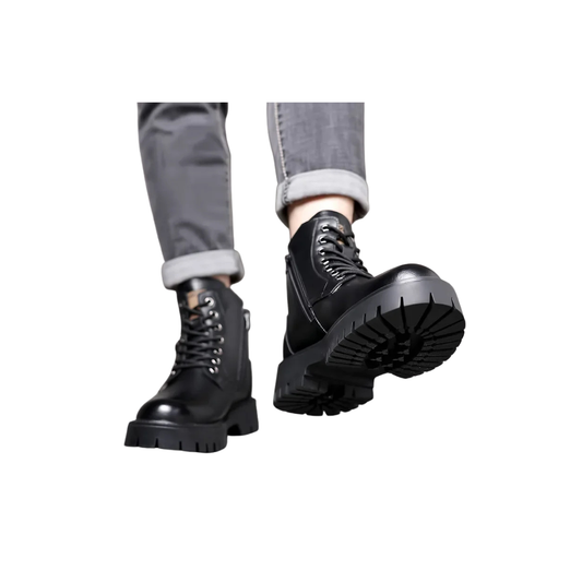 Men's Outdoor waterproof laceup genuine leather boots