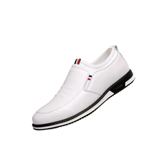 Men's Genuine Leather Loafers Breathable Business Cowhide Shoes