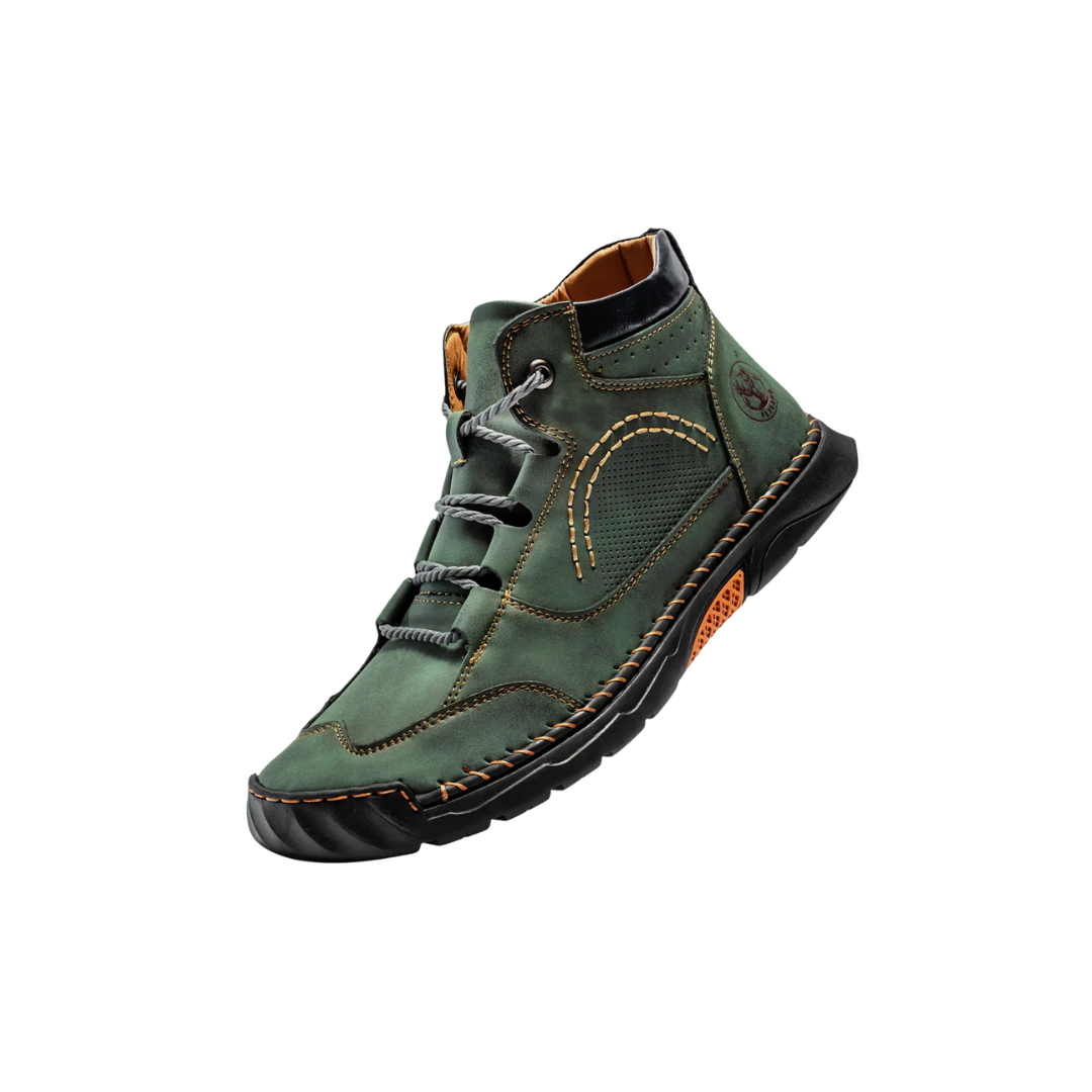 Men's Genuine Leather Business Ankle Boots Handmade Casual Boots