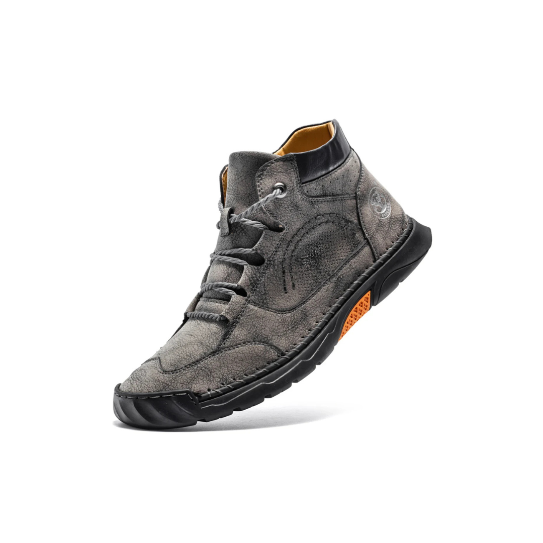 Men's Genuine Leather Business Ankle Boots Handmade Casual Boots