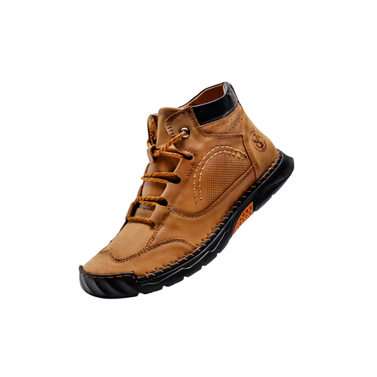 Men's Genuine Leather Business Ankle Boots Handmade Casual Boots