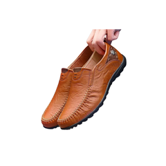 Men's Genuine Leather Loafers Comfortable Moccasins Breathable
