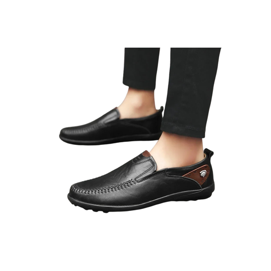 Men's Genuine Leather Loafers Comfortable Moccasins Breathable