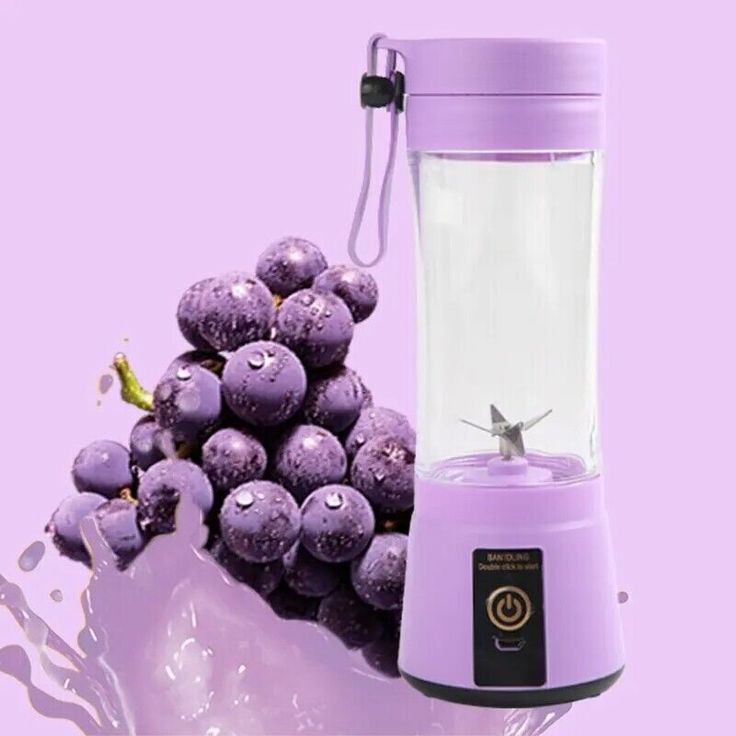 Portable Mini Electric 6 Blade Juicer Blender USB Charging