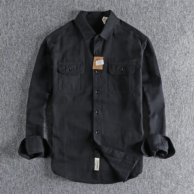 Retro Formal Shirts for Men, 100% Pure Cotton