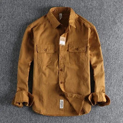 Retro Formal Shirts for Men, 100% Pure Cotton