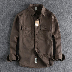 Retro Formal Shirts for Men, 100% Pure Cotton