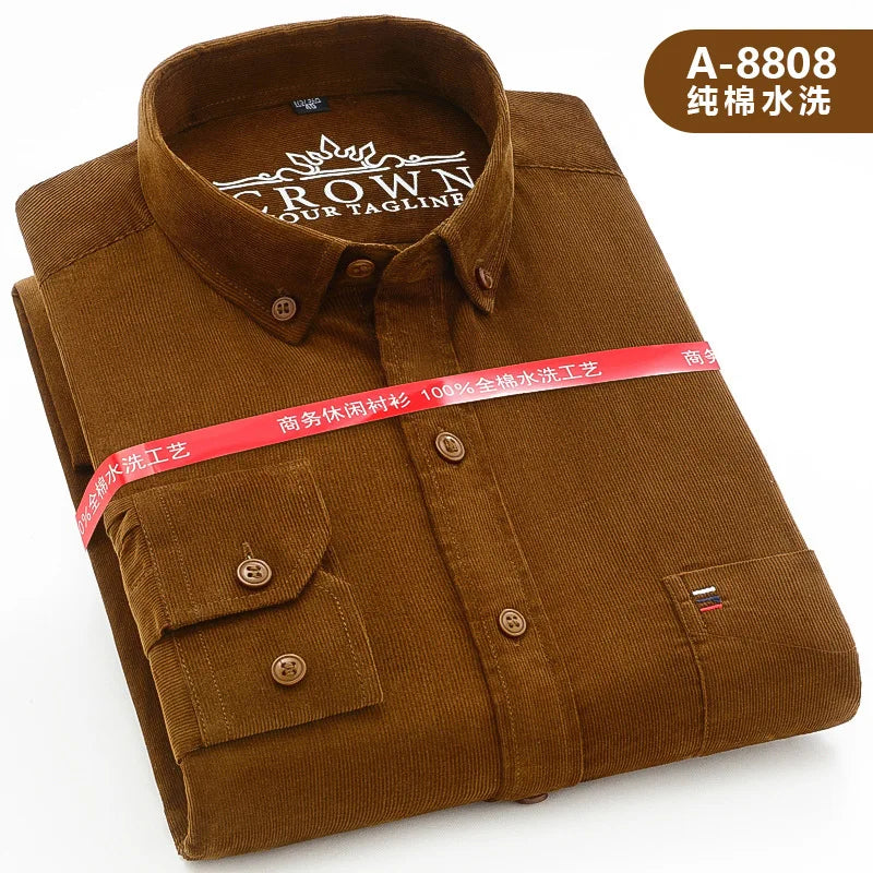 Cotton Corduroy Shirt for Men