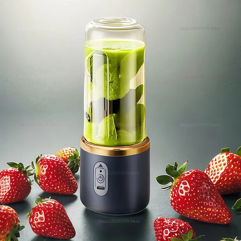 Portable Juicer Cup 6 Blade Blender Bottle