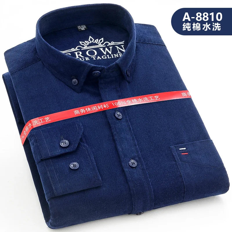 Cotton Corduroy Shirt for Men