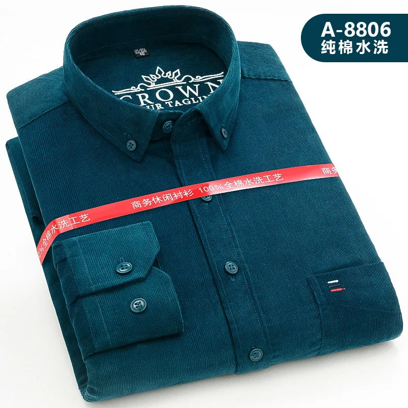 Cotton Corduroy Shirt for Men