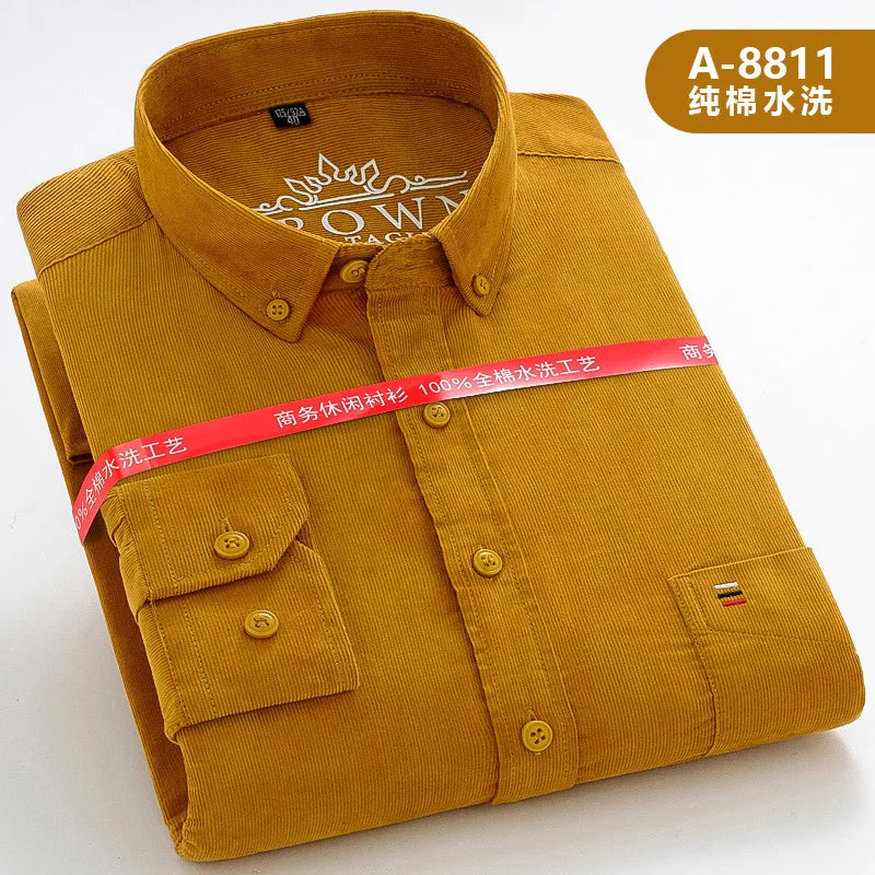 Cotton Corduroy Shirt for Men