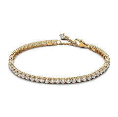 Sterling silver tennis bracelet suitable for original beautifully designed bead DIY fashion jewelry gifts