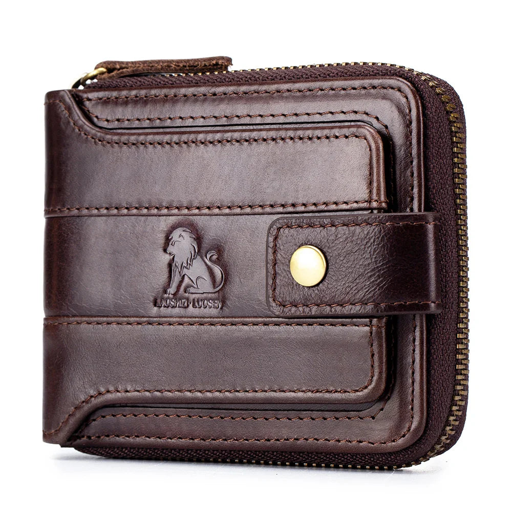 Men's leather multifunctional wallet