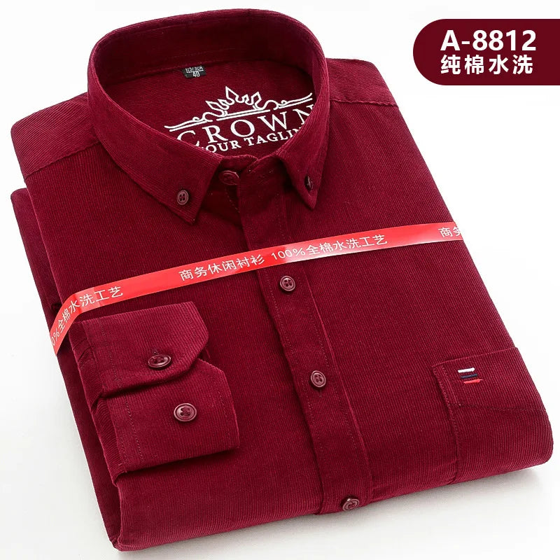 Cotton Corduroy Shirt for Men