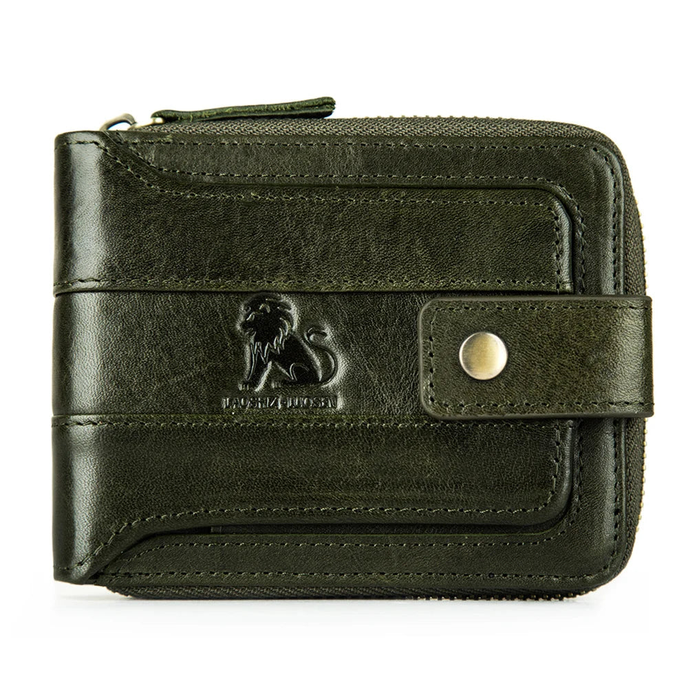 Men's leather multifunctional wallet