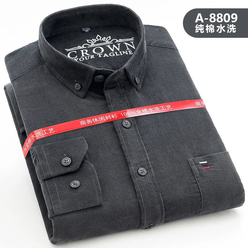 Cotton Corduroy Shirt for Men