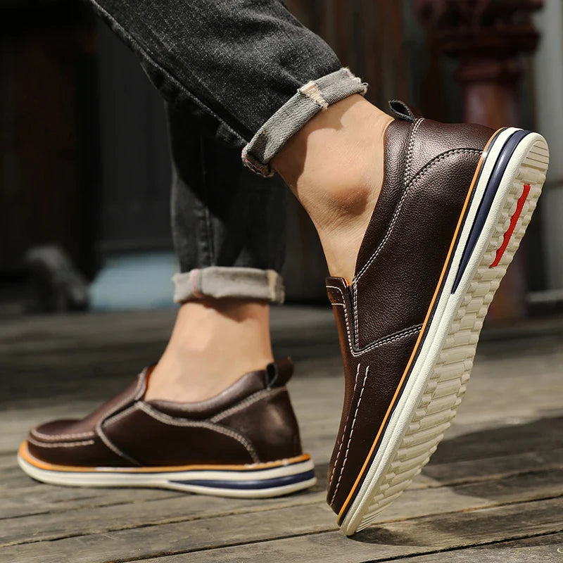 Men's Genuine Leather Comfortable Flats Loafers