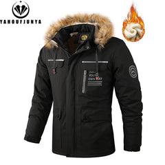 New Winter Men Outwear Fleece Warm Removable Hooded Hiking Jacket