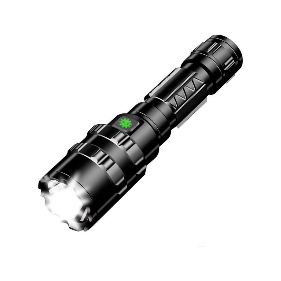 High-Power Rechargeable LED Flashlight – Long Range Tactical Torch